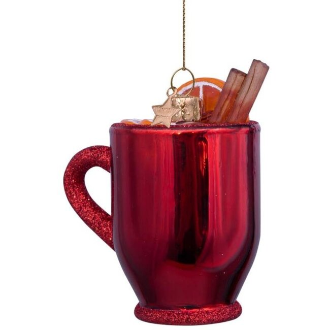 Vondels Ornament glass glühwein H8.5cm
