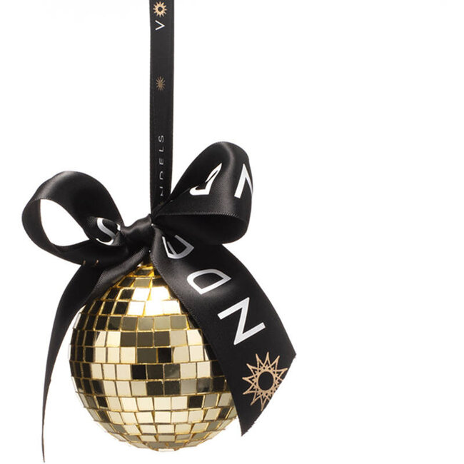Vondels Mirror bauble Gold H10cm