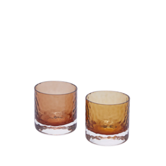 EDG Flicker Candle Holder - Brown Mix 6,5 cm Ass. 2