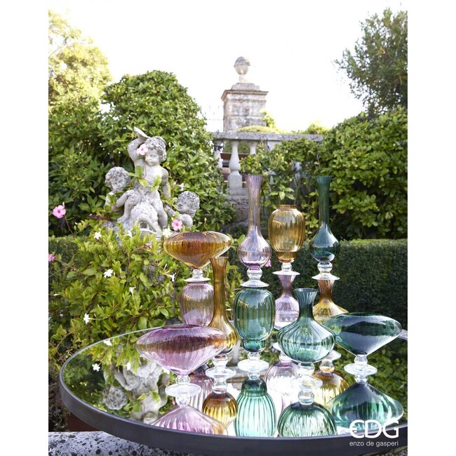 EDG Vaso Collolungo Righe Amber 40xØ13 cm