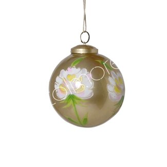 Colmore Decoratieve hanger handgeschilderd goud emaille glas 10x10x10