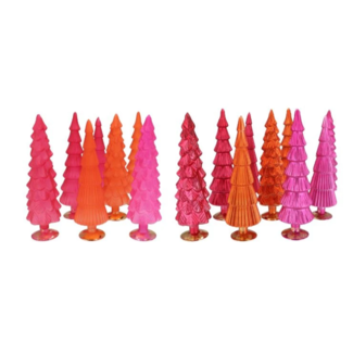 Twinkle fuchsia mix glass tree mat ass 9x35cm
