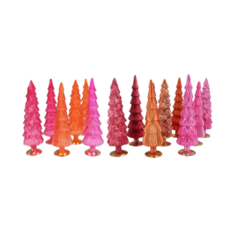 Twinkle fuchsia mix glass tree shiny ass 9x30cm