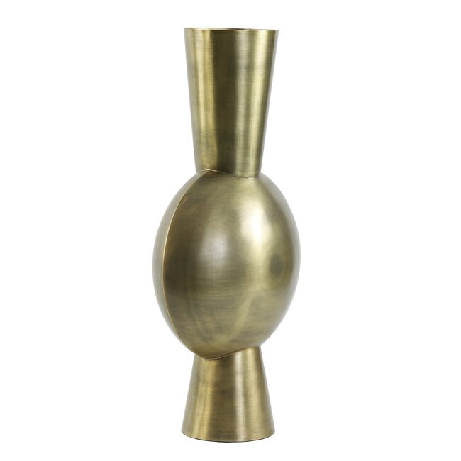 Light & Living Vaas 19x14,5x61,5 cm KAVANDU antiek brons