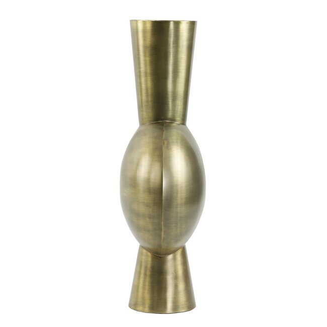 Light & Living Vaas 19x14,5x61,5 cm KAVANDU antiek brons