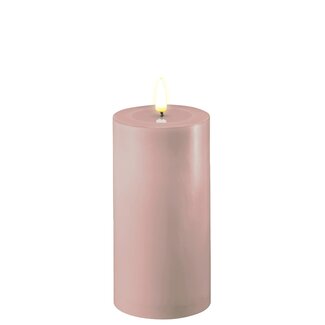 Deluxe Homeart Rose Real Flame LED Candle Ø7,5 x15cm Deluxe Homeart Rose Real Flame LED Candle Ø7,5 x15cm