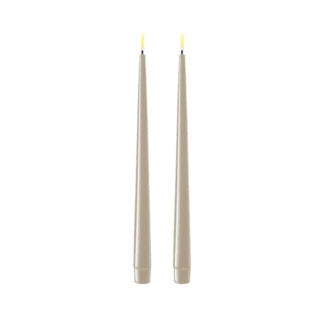 Deluxe Homeart Sand LED Shiny Dinner Candle Ø2,2x28 cm 2 pcs. Deluxe Homeart Sand LED Shiny Dinner Candle Ø2,2x28 cm 2 pcs.