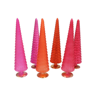 Twinkle fuchsia mix glass tree matt ass 9x45cm