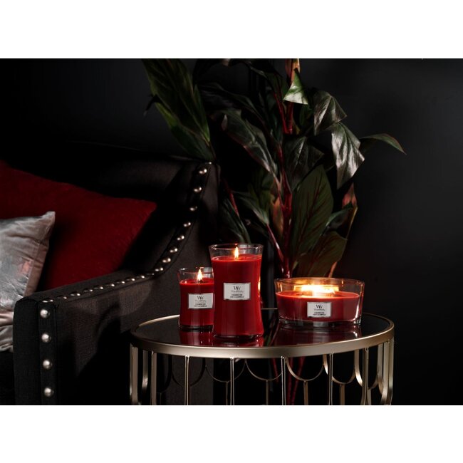 Woodwick Cinnamon Chai Ellipse WoodWick® HearthWick Flame© 50h