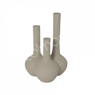Colmore Vaas 3/mond ALU RAW/ZAND 28x28x45