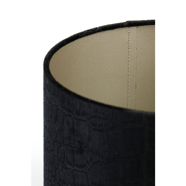 Light & Living Kap cilinder 40-40-30 cm PRAYA zwart