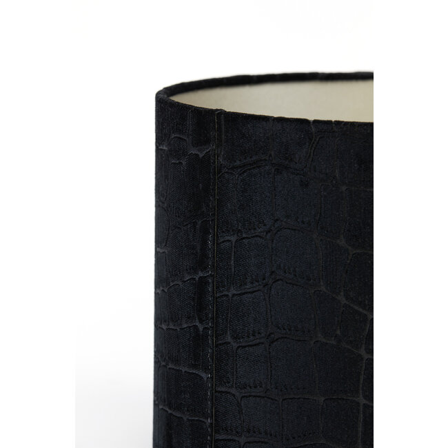 Light & Living Kap cilinder 40-40-30 cm PRAYA zwart