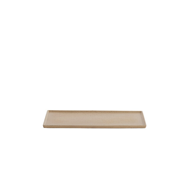 Light & Living Schaal 40x19x1 cm MAES zand+licht
