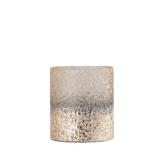 PTMD Suzal Gold glass tealight half beads