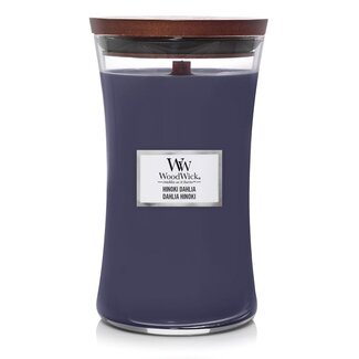 Woodwick Hinoki Dahlia Large Candle Large Candle WoodWick© 130h.
