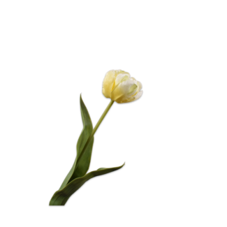 Silk-Ka TULP STEEL LICHT GEEL 47 cm