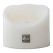 PTMD LED Light Candle rustic white moveable flame XL