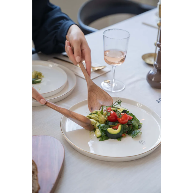 Zusss Houten lepel hartje donkerbruin