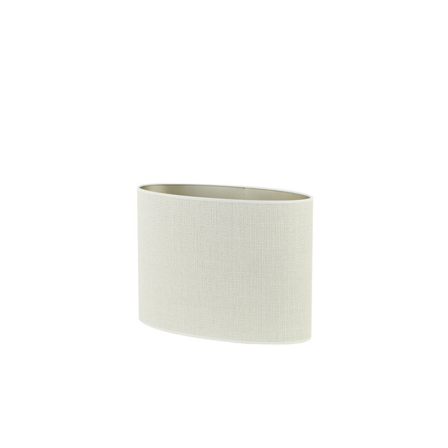 Light & Living Kap ovaal recht smal 38-17,5-28 cm SAVERNA eiwit