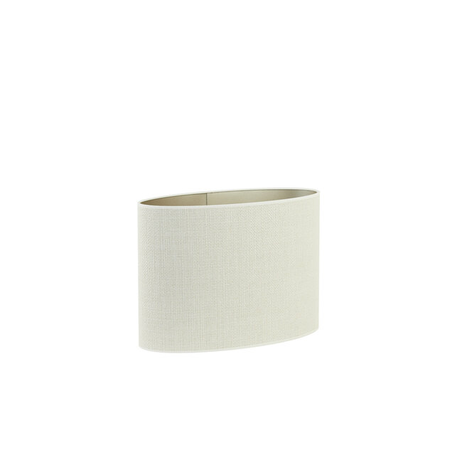 Light & Living Kap ovaal recht smal 38-17,5-28 cm SAVERNA eiwit