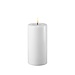 Deluxe Homeart White Real Flame LED Candle Ø7,5 x15cm