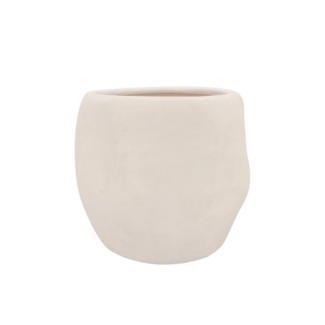 Lisboa white pot 24x24x23cm