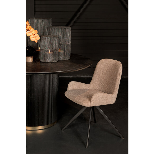 PTMD Leander Beige dining chair