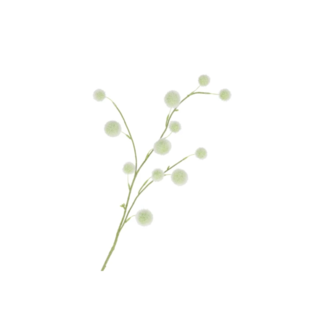 Silk flocky fruit green 80 cm Silk flocky fruit green 80 cm