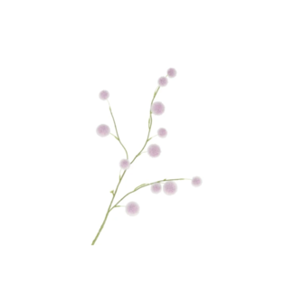 Silk flocky fruit Purple 80 cm Silk flocky fruit Purple 80 cm