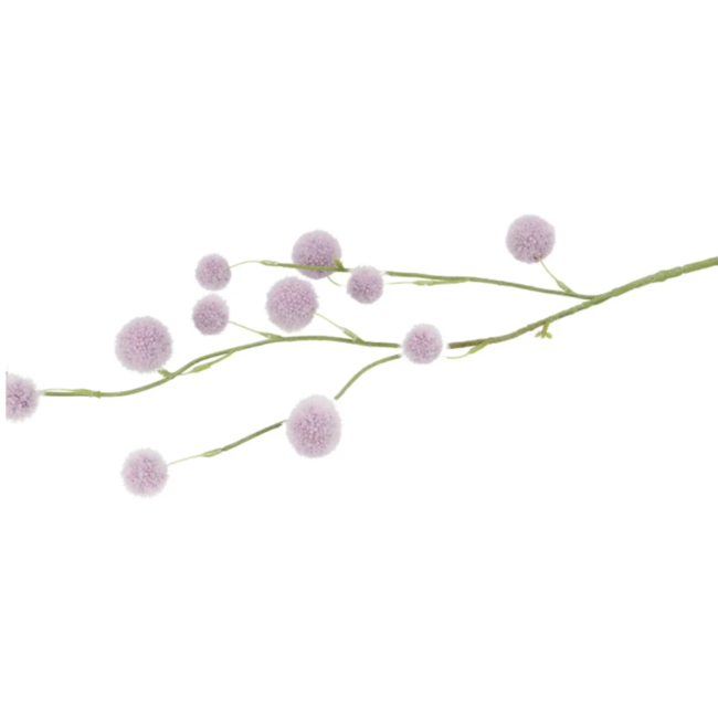 Silk flocky fruit Purple 80 cm