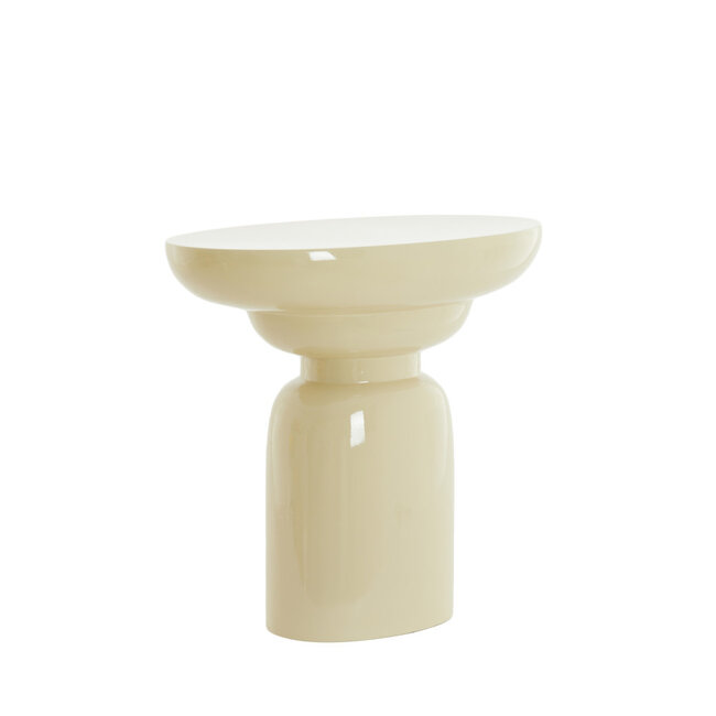 Light & Living Bijzettafel 55x32x51 cm MANCILLA glans zand