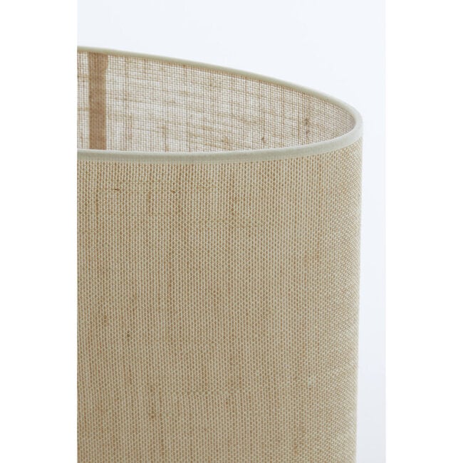 Light & Living Kap ovaal recht smal 38-17,5-28 cm SENDAI zand