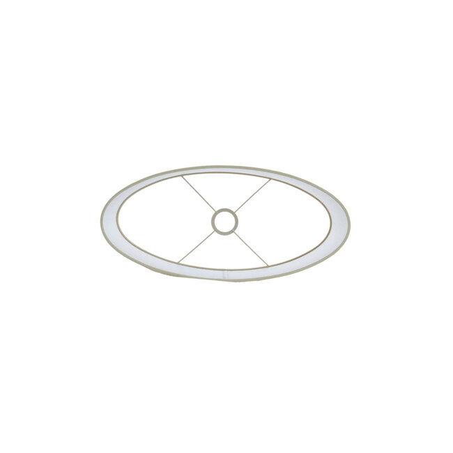 Light & Living Kap ovaal recht smal 38-17,5-28 cm SENDAI zand