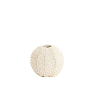 Light & Living Vaas deco Ø16x14 cm SEA URCHIN crème