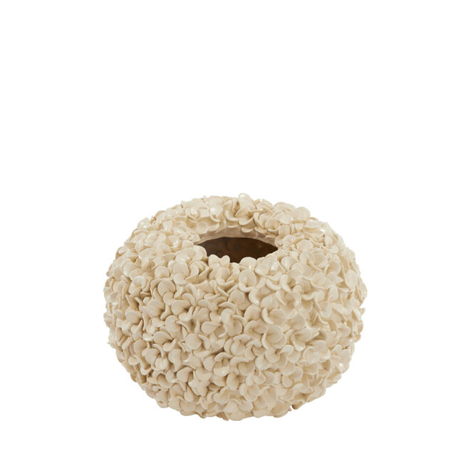 Light & Living Vaas deco Ø38x23 cm PHYLIA crème