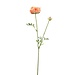 PTMD Ranonkel Flower Orange spray with bud and leaves