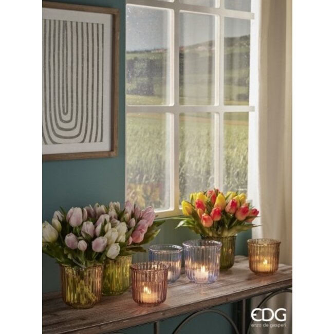 EDG Bosje Tulpen Antique Pink 5 stuks h28 cm