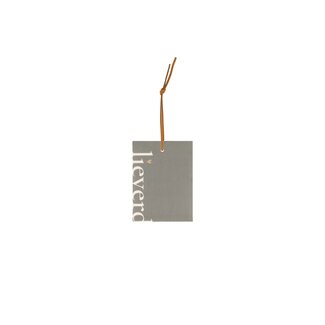 Zusss Geurzakje mini Lieverd antracietgrijs/zand