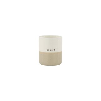 Zusss Geurkaarsreactive glaze geniet M zand