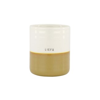 Zusss Geurkaars reactive glaze liefs L honing