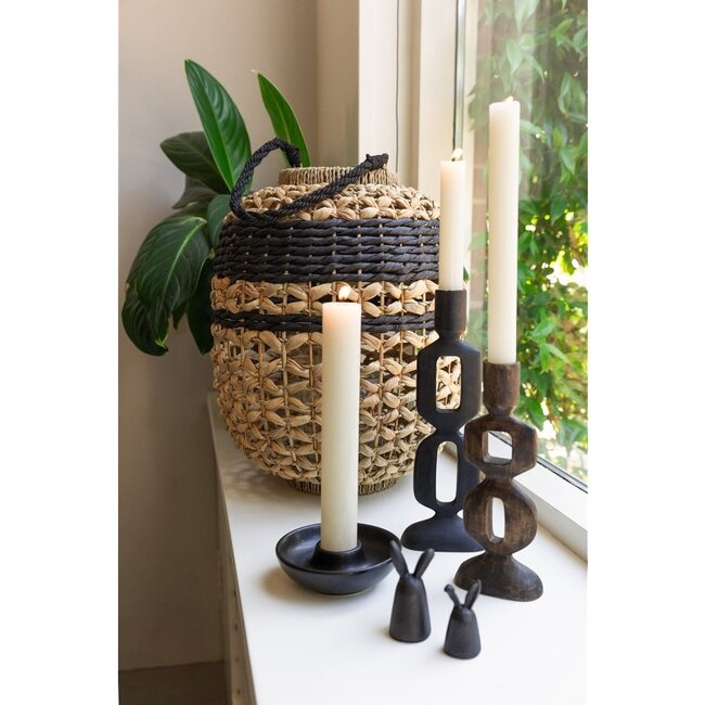 Home Society Deco Bunny L Zwart