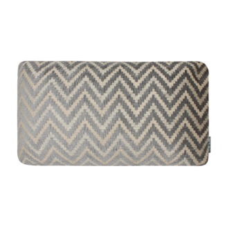 Colmore Kussen omkeerbaar zigzag warm grijs 50x30