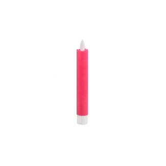 PTMD LED Diner Candle bright pink moveflame 2PCS short