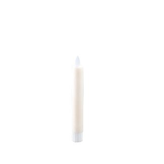 PTMD LED Diner Candle rustic white moveflame 2PCS short