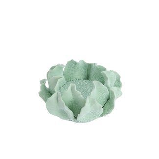 Light & Living Theelichthouder Ø13x7 cm KOZANI porselein mint groen
