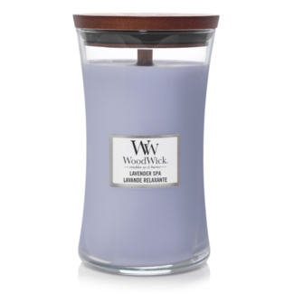 Woodwick Lavender Spa Large Candle WoodWick© 130h.