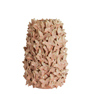 Light & Living Vaas deco Ø23x36,5 cm MARIPOSA keramiek roze