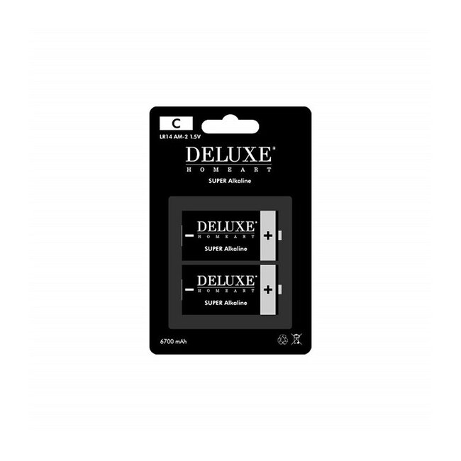 Deluxe Homeart C-Batterijen 2 stuks