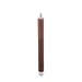 PTMD LED Diner Candle rustic brown moveable flame 2PCS