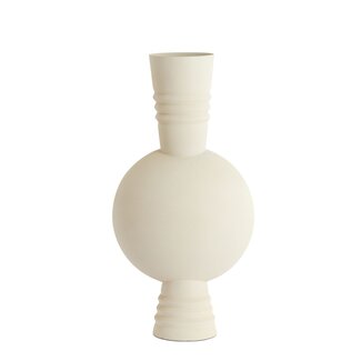 Light & Living Vaas deco Ø21x60 cm KAVANSI mat crème